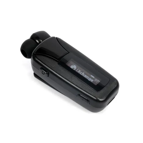iXchange UA51 Pro In-ear Bluetooth Handsfree ακουστικό πέτου type-c με οθόνη LCD Μαύρο
