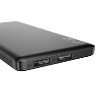 Baseus Power Bank Mini Cu (Dual USB 2.1A output/micro input )10000 mAh Black (PPALL-KU01) #3