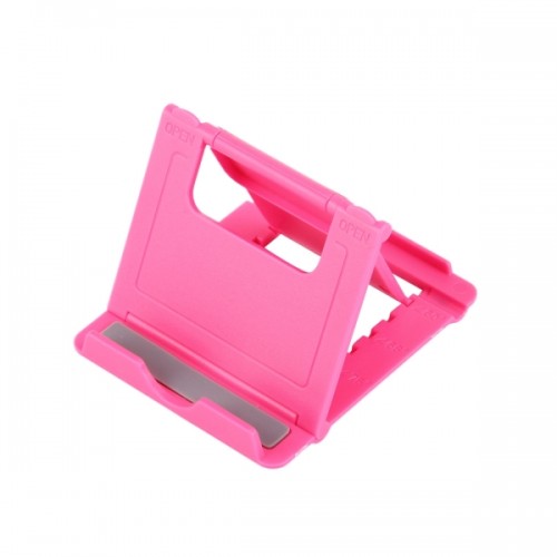 OEM TP45 Μίνι φορητή βάση στήριξης κινητού  - Mini Mobile Phone Holder Tablet Holder Stand - Ροζ
