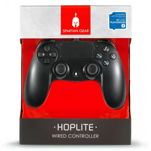 Spartan Gear  Hoplite, xειριστήριο για PC/PS4 ενσύρματο μαύρο #1