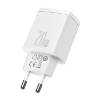 Φορτιστής Baseus - Compact quick charger USB Type C / USB  - 20W 3A Power Delivery - Quick Charge 3.0 -  Λευκό (CCXJ-B02)  #2
