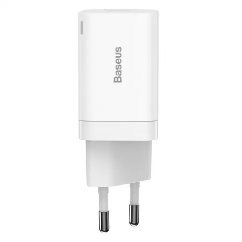 Baseus Super Pro fast wall charger USB / USB Type C 30W Power Delivery Quick Charge white (CCSUPP-E02) #1