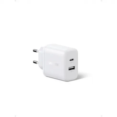 Ugreen Φορτιστής X227 με θύρα USB-A και θύρα USB-C 20W λευκός 45310