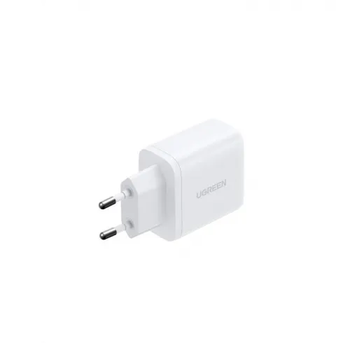 Ugreen Φορτιστής X227 με θύρα USB-A και θύρα USB-C 20W λευκός 45310 #1