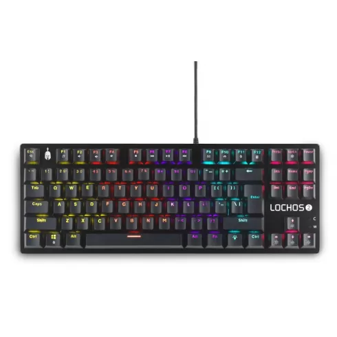 Spartan Gear Lochos 2 Gaming Μηχανικό πληκτρολόγιο Tenkeyless με Custom Red διακόπτες και RGB φωτισμό Αγγλικό US