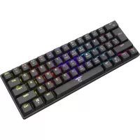 White Shark Shinobi Gaming Μηχανικό Πληκτρολόγιο 60% με Outemu Blue διακόπτες και RGB φωτισμό Αγγλικό US GK-2022B-BLK #2