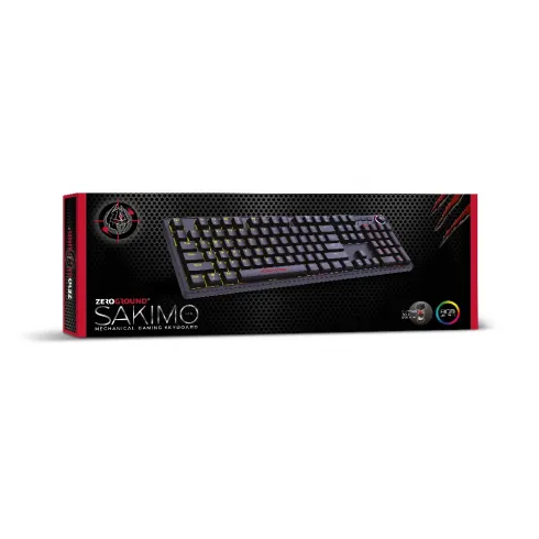 Ενσύρματο μηχανικό πληκτρολόγιο gaming RGB Zeroground KB-3900G SAKIMO v2.0 (Αγγλικό US) #2