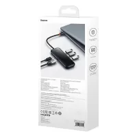 Baseus Hub 5in1 AcmeJoy series USB-C to 2xUSB 3.0 + USB 2.0 + USB-C PD + HDMI (dark grey) WKJZ010213 #8