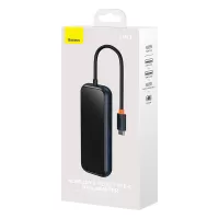 Baseus Hub 5in1 AcmeJoy series USB-C to 2xUSB 3.0 + USB 2.0 + USB-C PD + RJ45 (dark grey) WKJZ010113 #8