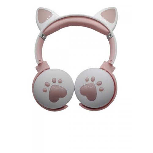 Ασύρματα ακουστικά - Cat Headphones - ME-2 - 961026 - ΛΕΥΚΟ/ΡΟΖ