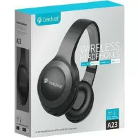 CELEBRAT headphones με μικρόφωνο A23-ΒΚ, bluetooth, 40mm, μαύρο #2