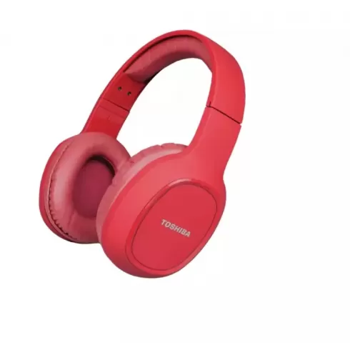 Toshiba Ασύρματα Bluetooth Over Ear ακουστικά RZE-BT160H-II κόκκινο