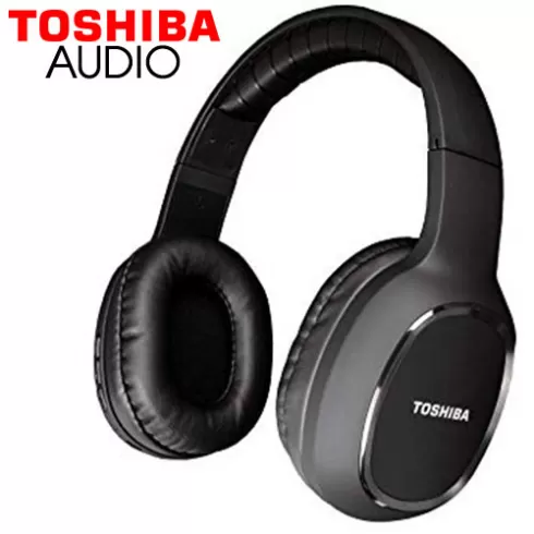 Toshiba Ασύρματα Bluetooth Over Ear ακουστικά RZE-BT160H-II μαύρο