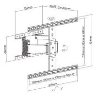 Brateck Βάση TV Επιτοίχια LPA72-464 37" - 90" Ultra Slim #5