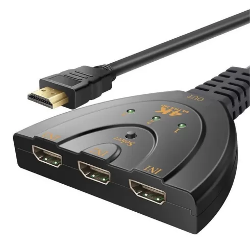 3x1 HDMI Pigtail Switch 3D 4K 