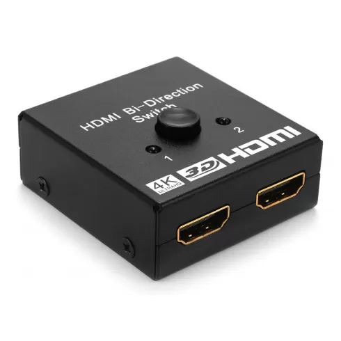 POWERTECH HDMI Bi-Direction switch 2 σε 1 4K x 2K & 3D μαύρο