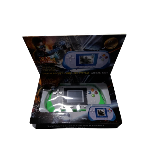 Φορητή κονσόλα πράσινη gaming – Digital Pocket Console – 230 in 1 – 8639 – 686396