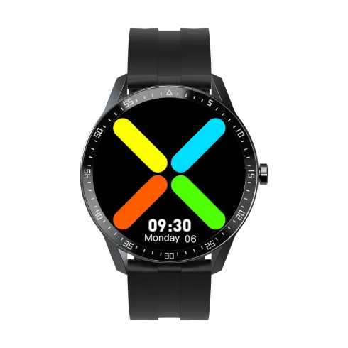 KINGWEAR G1 smartwatch ΜΑΥΡΟ