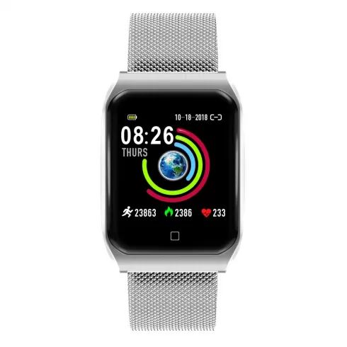 F9 Smart Watch - Ασημί #2