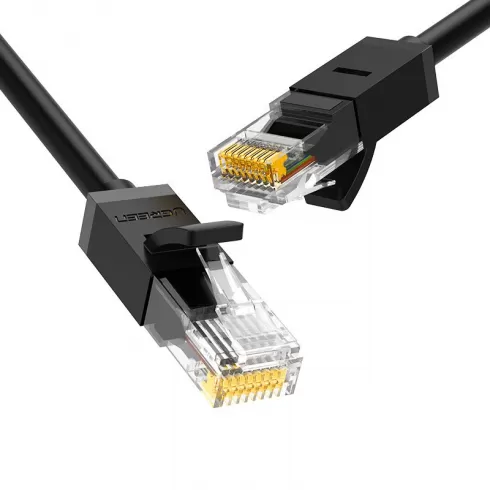 Ugreen Ethernet patchcord cable RJ45 Cat 6 UTP 1000Mbps 5m - Μαύρο 20162