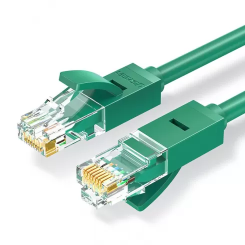 Ugreen Ethernet patchcord καλώδιο RJ45 Cat 6 UTP 1000Mbps 1 m - Πράσινο (NW102 80833)