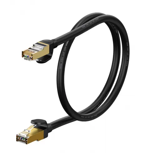 Baseus Ethernet RJ45, 10Gbps, 1m network cable (black) (WKJS010101)