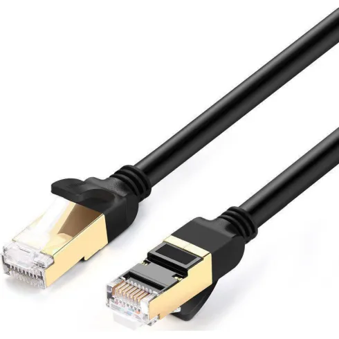 Ugreen Καλώδιο δικτύου Ethernet F/FTP Cat.7 NW107 5m μαύρο 11271