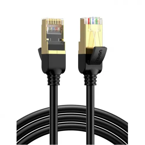 Ugreen Καλώδιο δικτύου Ethernet F/FTP Cat.7 NW107 10m μαύρο 11273
