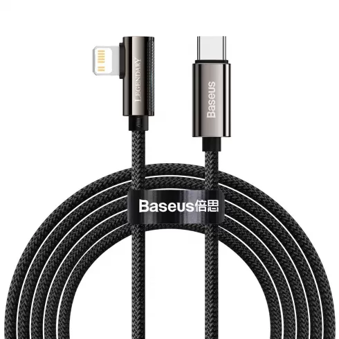 Cable USB-C to Lightning Baseus Legend Series, PD, 20W, 2m (black) CATLCS-A01