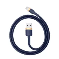 Baseus Cafule Lightning cable 2.4A 1m (Gold+Dark blue)  CALKLF-BV3