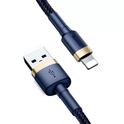 Baseus Cafule Lightning cable 2.4A 1m (Gold+Dark blue)  CALKLF-BV3 #1