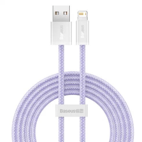 Baseus Dynamic cable USB to Lightning, 2.4A, 2m (Purple)  CALD000505