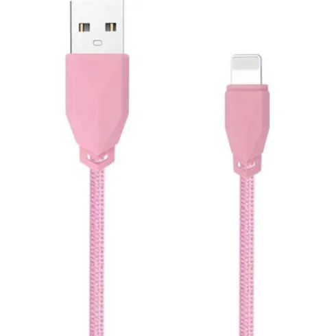 AWEI CL-981 Καλώδιο Usb A σε Lightning 1m ροζ