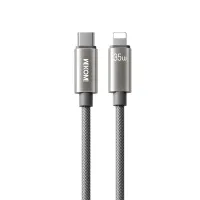 WK Καλώδιο φόρτισης WK WDC-65 USB-C σε Lightning PD 35W 1.2m Γκρι