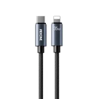 WK Καλώδιο φόρτισης WK WDC-65 USB-C σε Lightning PD 35W 1.2m Μαύρο