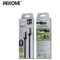 WK WDC-33 Καλώδιο φόρτισης  USB-C σε Lightning PD 35W 1m Μαύρο #1