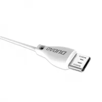 Καλώδιο φόρτισης Dudao micro USB data charging cable, 2.4A, 2m, Λευκό (L4M 2m white) #1