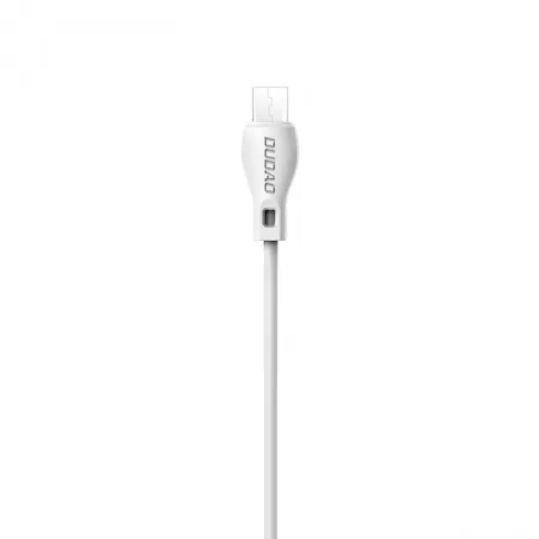 Καλώδιο φόρτισης Dudao micro USB data charging cable, 2.4A, 2m, Λευκό (L4M 2m white) #2