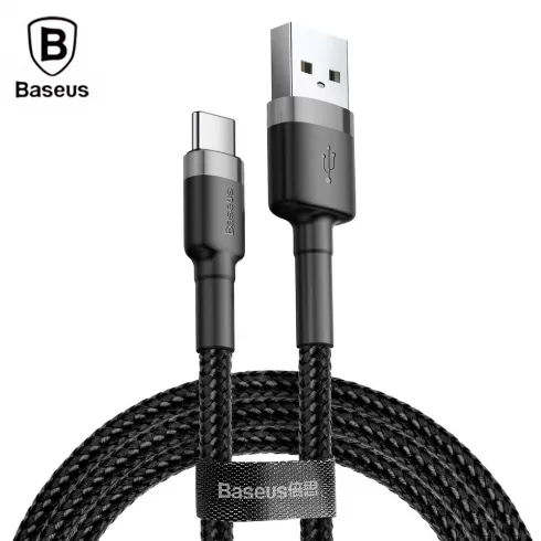 Baseus  CATKLF-UG1QC 3.0 Charging Cable Data Transmission Type-C 2A 3M gray