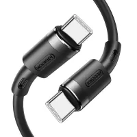 Joyroom cable USB Type C - USB Type C PD 60W 1.2m black cable (S-1230N9)