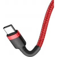 Καλώδιο Baseus Cafule Braided USB 2.0 USB-C male - USB-C male 2m CATKLF-H09- Κόκκινο #1