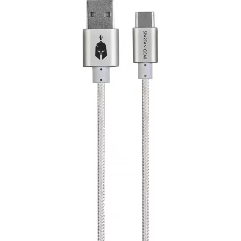 Spartan Gear Double Sided USB Cable type C to type A 2m καλώδιο για PS5 / Xbox Series X/S λευκό #2