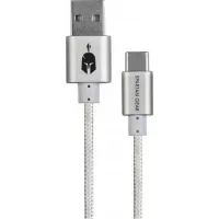 Spartan Gear Double Sided USB Cable type C to type A 2m καλώδιο για PS5 / Xbox Series X/S λευκό