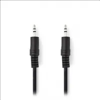 OEM καλώδιο stereo 3.5mm αρσενικό σε 3.5mm αρσενικό 0.5m μαύρο