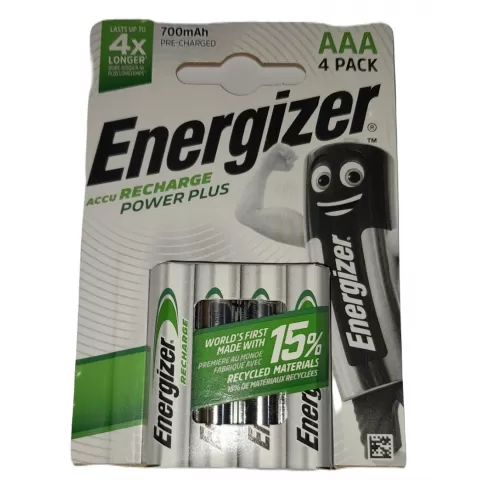 Energizer Επαναφορτιζόμενη AAA 700mAh (4τμχ)