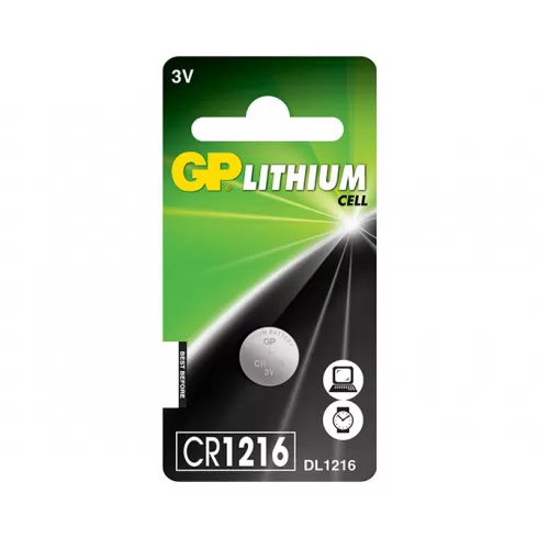 GP Batteries Μπαταρία Λιθίου CR1216 3V 25mAh 1 Τεμ.