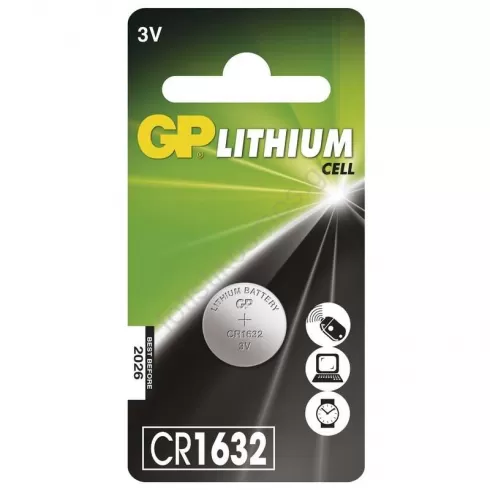 GP Batteries CR1632 μπαταρία λιθίου 3V 140mAh 1τμχ