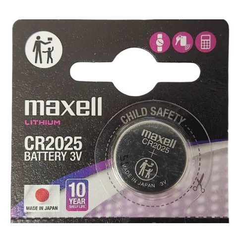 Maxell Μπαταρία λιθίου CR2025 3V (1 τεμάχιο)