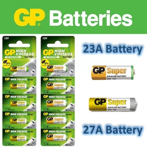 GP Batteries 23A 12V 55mAh Αλκαλική Μπαταρία 1 Τεμ.