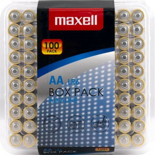 Μπαταρία Αλκαλική Maxell LR6 size AA 1.5 V Τεμ. 100